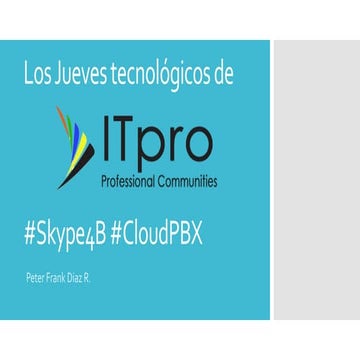 #Skype4B #CloudPbx
