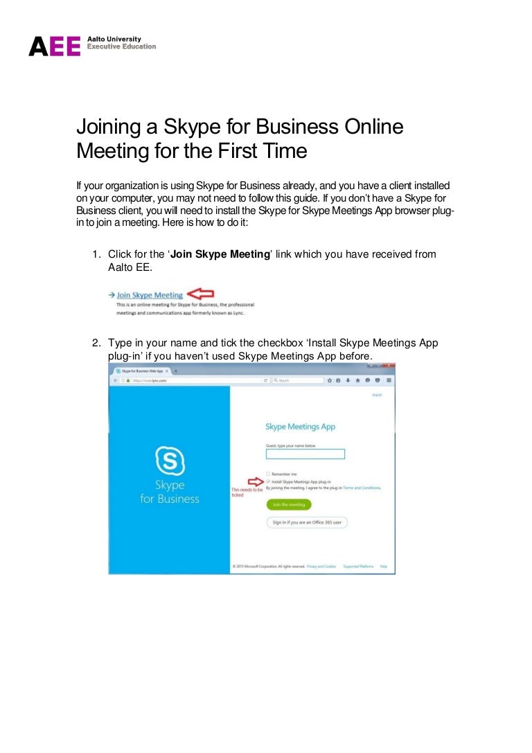 Skype For Business Web