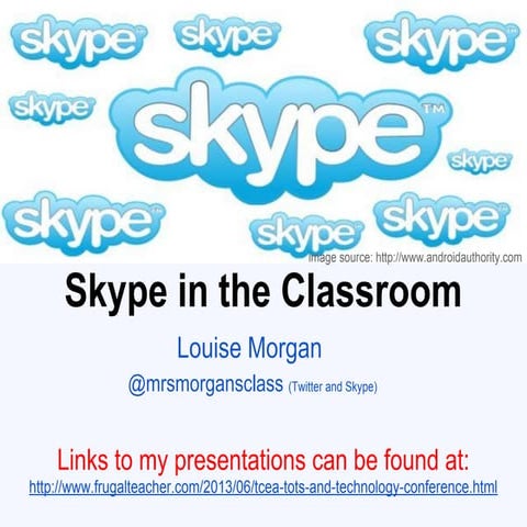 Skype in the classroom 