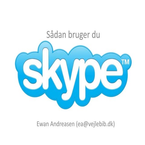 Skypekursus 2013