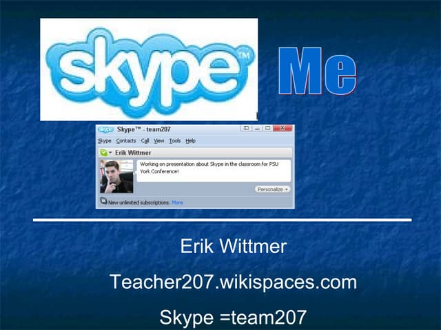 Skype Me