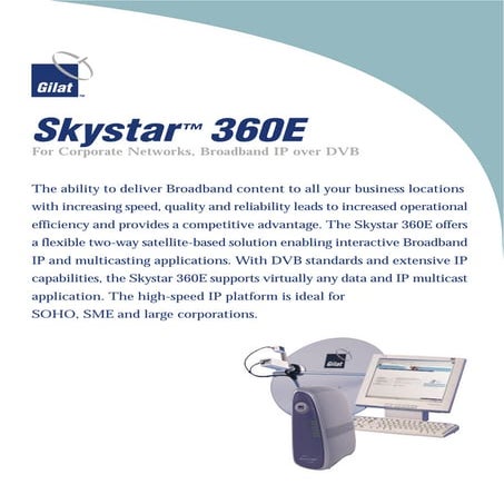Skystar 360 E Data Sheet