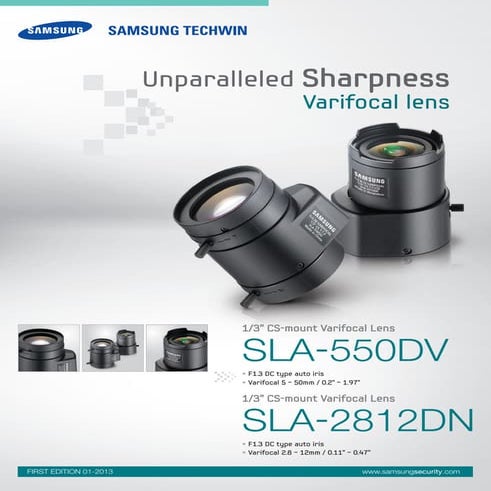 Samsung Techwin SLA-2812DN Data Sheet