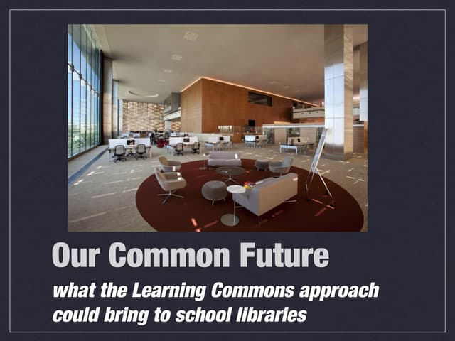 Anne-Marie Tarter: Our Common Future (SLA Weekend Course 2013)