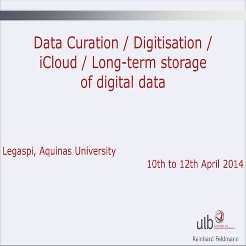 Sla data curation