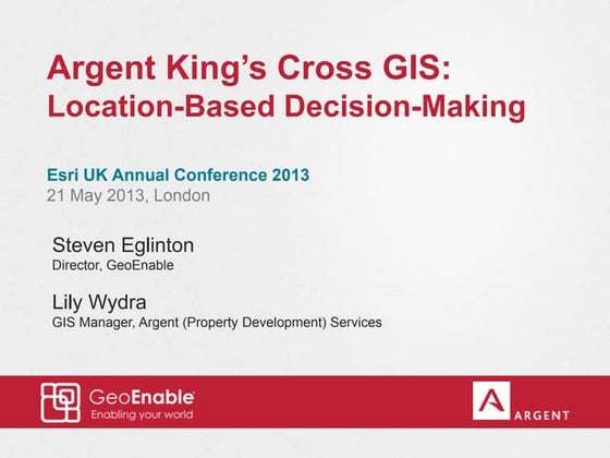 Geo-Enabling Retail and Property