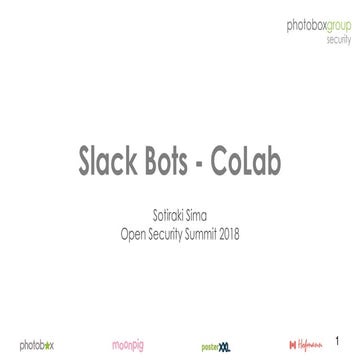 Slack bot v0.4