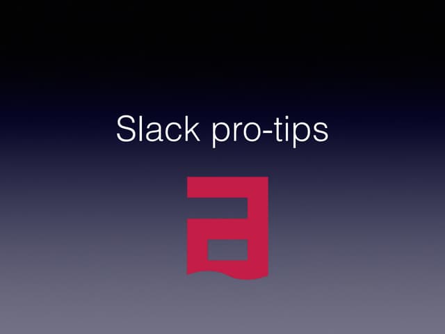 Slack protips from Arkency
