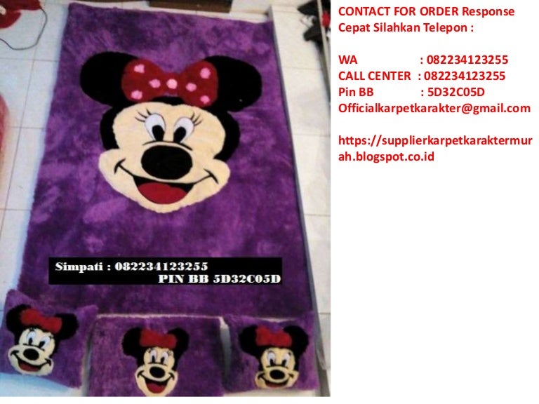 Karpet Karakter Karpet Karakter Surabaya Karpet Karakter Set Karpe