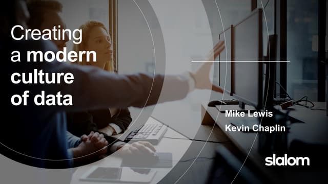 Data Driven Culture with Slalom's Director of Analytics