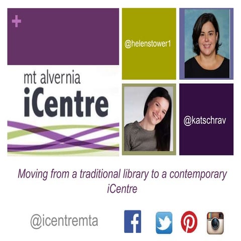 Moving from a Traditional Library to a Contemporary iCentre #slanza2015