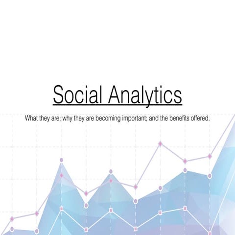 Social Learning Analytics Introduction (draft)