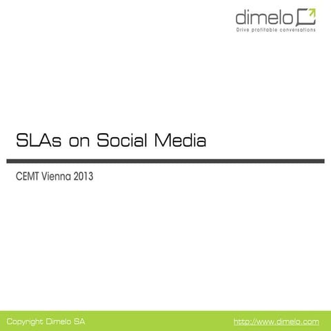 SLAs on social media