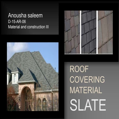 Roof covering material