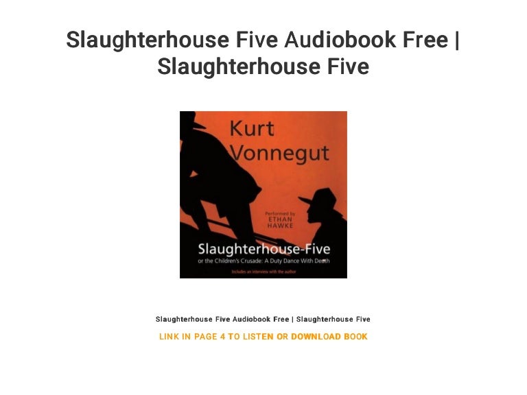Slaughterhouse Five Audiobook Free | Slaughterhouse Five