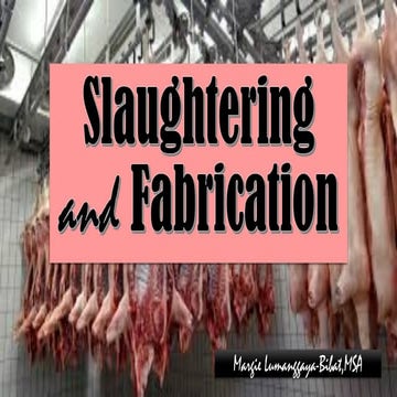 Slaughtering