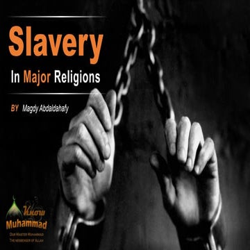 Slavery in Major Religions  