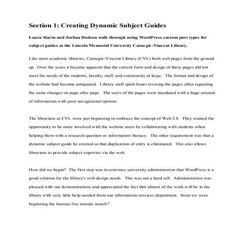 Slavin-Dodson Piece, With Code.