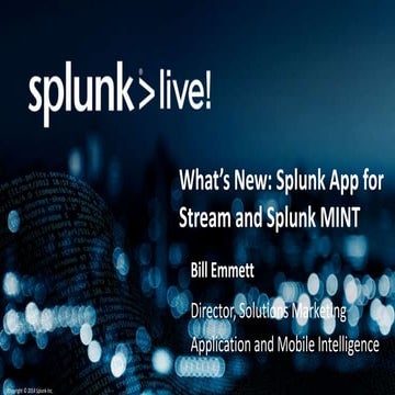 New Splunk Management Solutions Update: Splunk MINT and Splunk App for Stream 