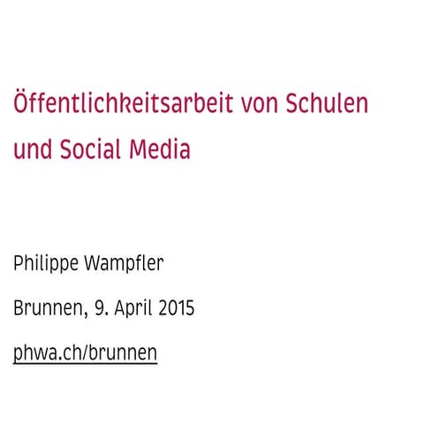 Brunnen - Impuls Mittelschule