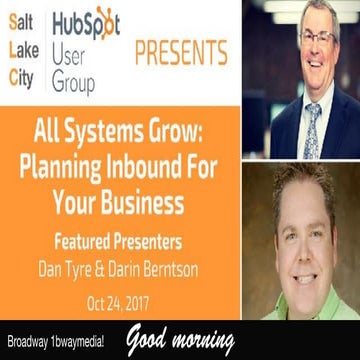 All Systems Grow: Planning Inbound for Your Business