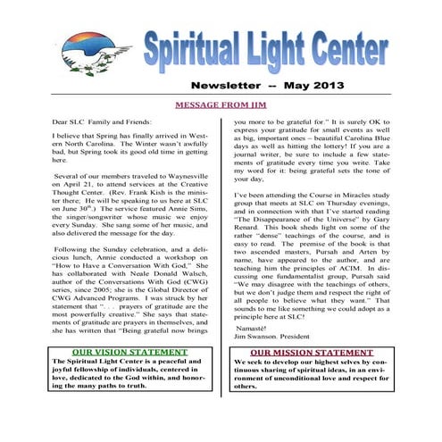 Slc newsletter13.05
