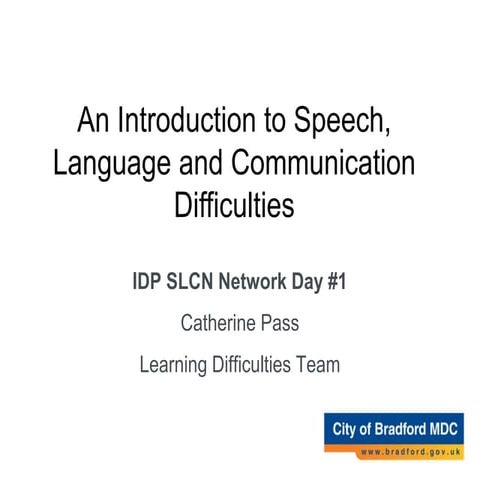 Speech. Language. Communcation.