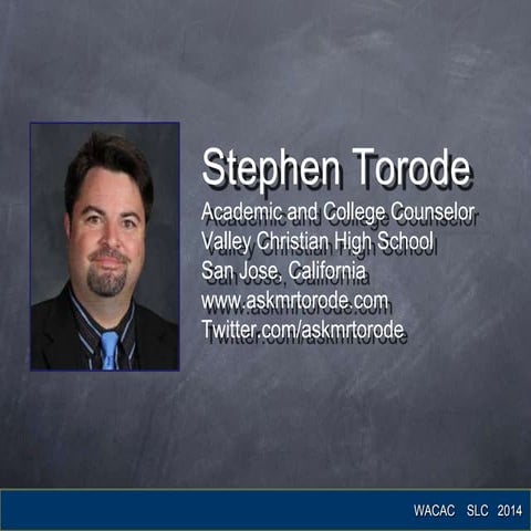 SLC presentation 2014 (Valley Christian Four Year Plan)