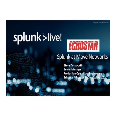 Echostar Customer Presentation