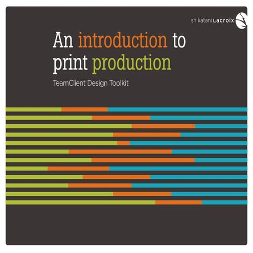 Print Production Timeline | PPTX