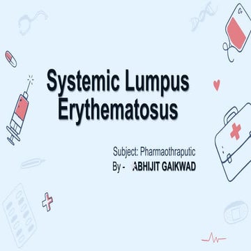 Systemic Lupus Erythematosus 