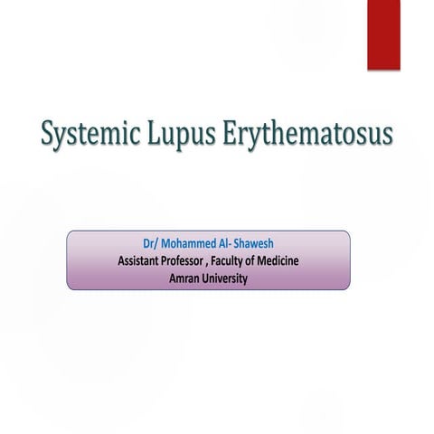 Lecture of Systemic lobus erthrymotus 2026 .pdf