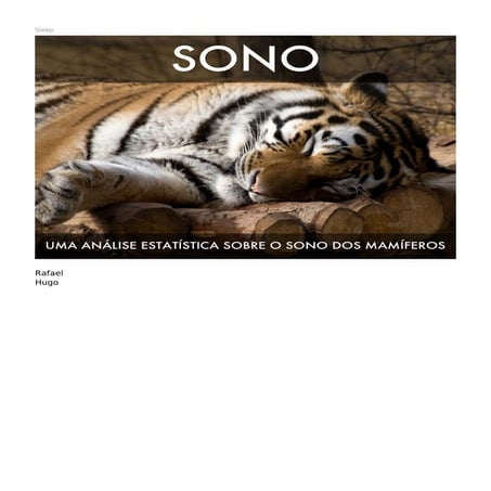 Análise do Sono de Mamíferos