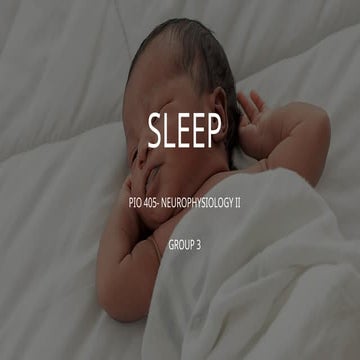 SLEEP - Understanding sleep and realms of sleep