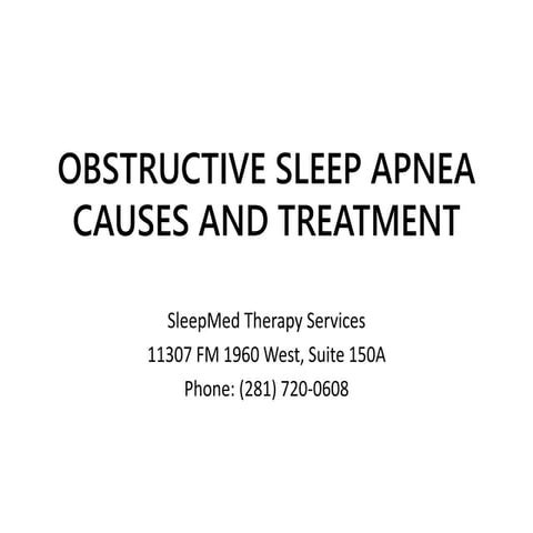 Sleep Apnea & CPAP