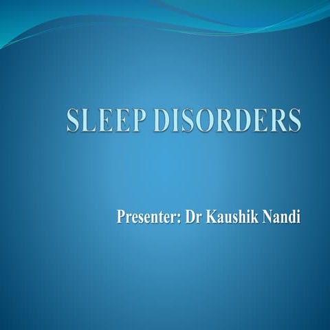 Sleep disorders