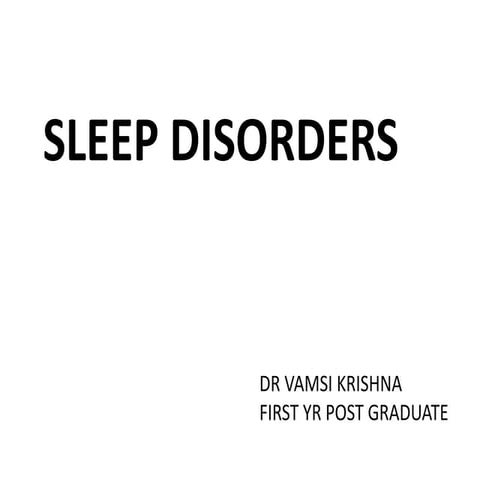 SLEEP DISORDERS.pptx
