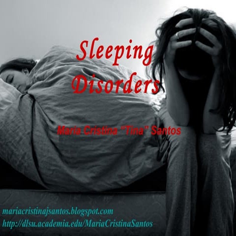 Sleeping disorders powerpoint