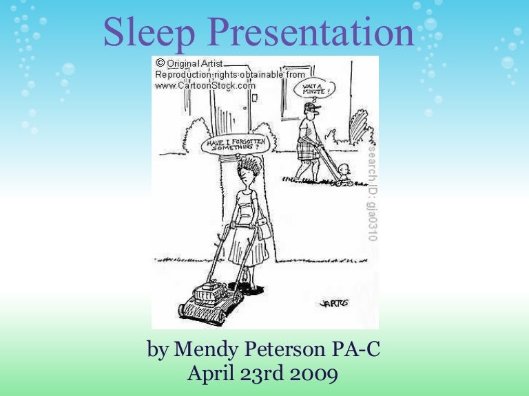 Powerpoint presentation on sleep disorders Powerpoint presentation on sleep disorders