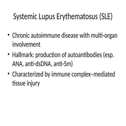 SLE_Detailed_Presentation.pptx systemic lupus erythematosis | PPTX