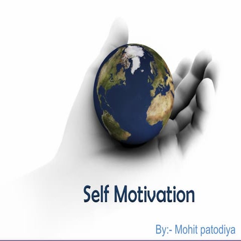 self motivate