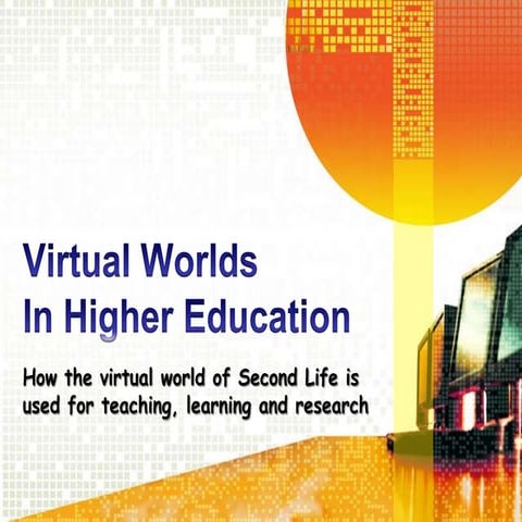 Second Life in Education | PPT