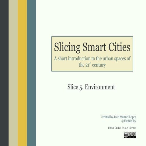 Slicing Smart Cities. Slice 5 - Environment