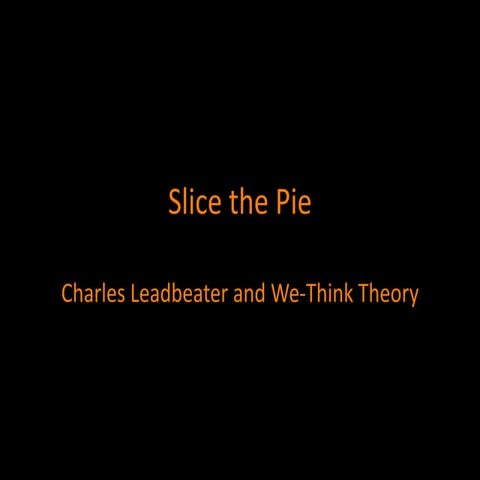 Slice the pie