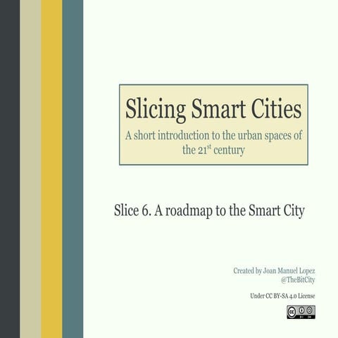 Slicing Smart Cities. Slice 6. A roadmap to the Smart City