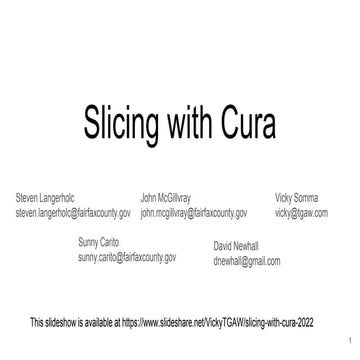 Slicing with Cura - 2022