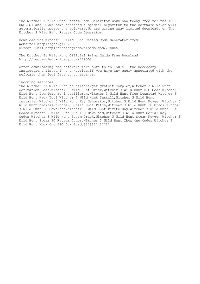 The witcher mac download