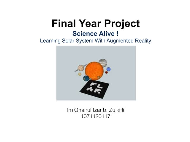 Final Year Project 1 Presentation