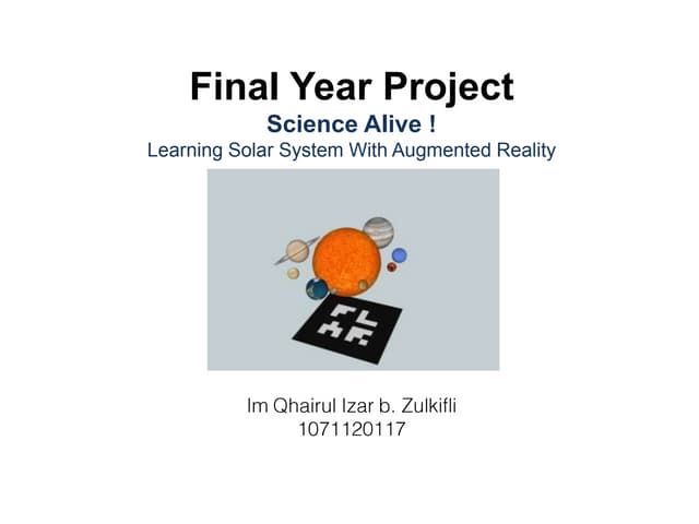 Final Year Project Presentation