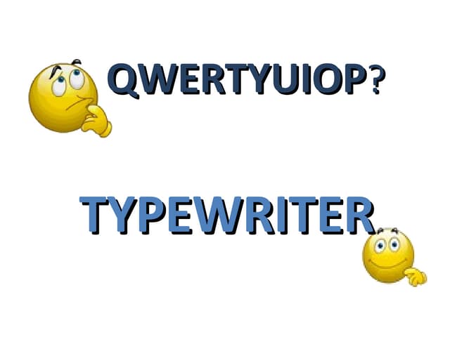 Using Computer Keyboard